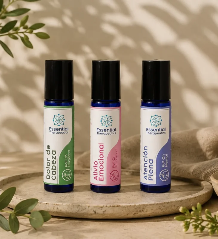 Tres roll-ons Essential Therapeutics para acompañar diferentes momentos del día