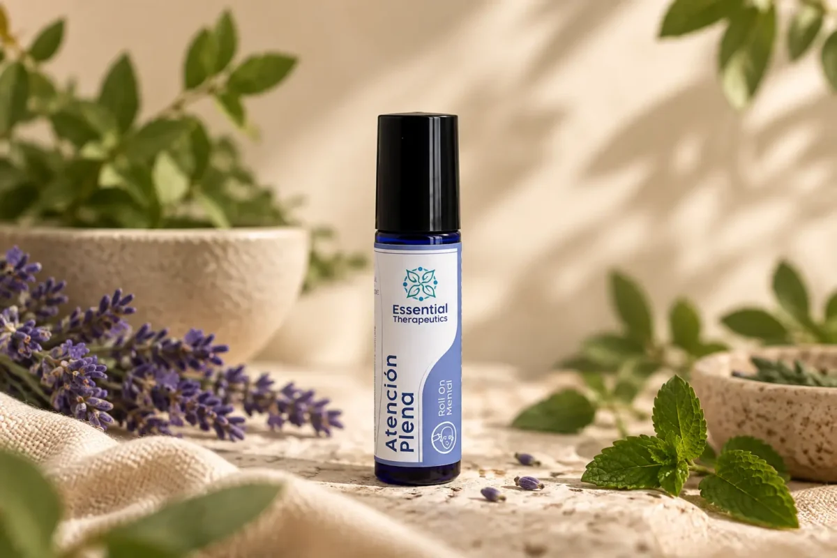 Roll-on Atención Plena de Essential Therapeutics con lavanda y menta