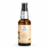 Aceite Corporal Dolor de Espalda y Cadera de Essential Therapeutics de 50 ml en frasco ámbar con atomizador y etiqueta botánica.