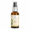 Aceite Corporal Energía Sensual de Essential Therapeutics de 50 ml en frasco ámbar con atomizador y etiqueta botánica color crema y verde.
